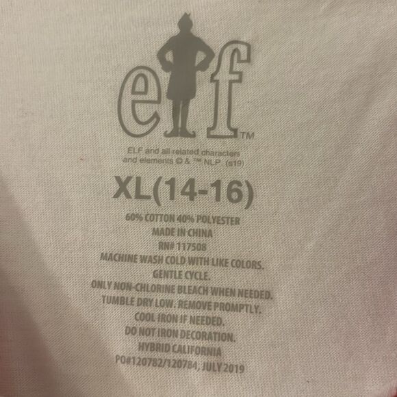 ✨Elf 3/4 Raglan Sleeve Shirt, NWT - Picture 3 of 4